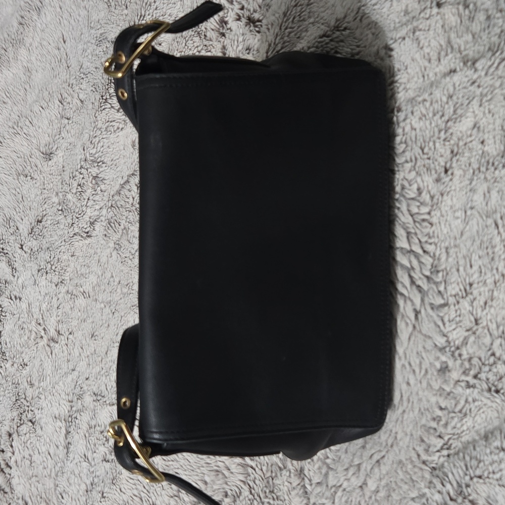 Coach Black Leather Women's Bag